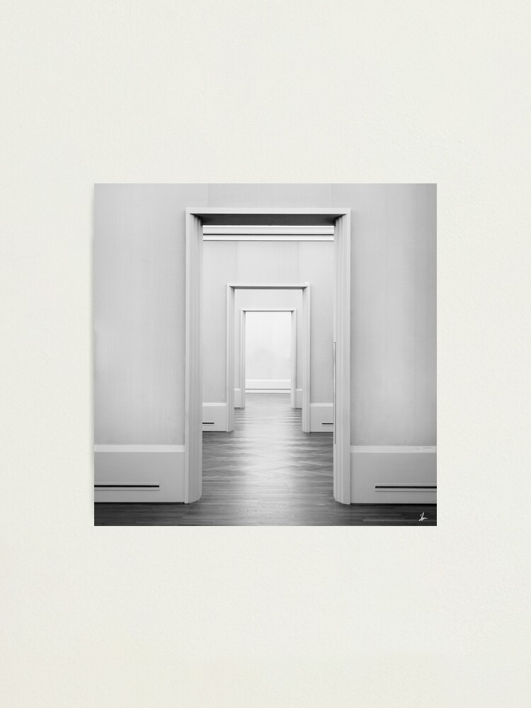 Alternate view of Doors Minimal Photographic Print