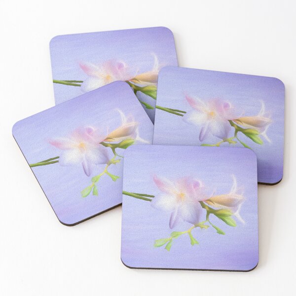 Item preview, Freesia with a Chalk Effect designed and sold by Lynn Bolt.