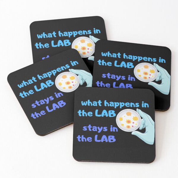 Item preview, what happens in the LAB stays in the LAB FUNNY petri dish culture rubber gloves  Microbiology designed and sold by Hippiesole.