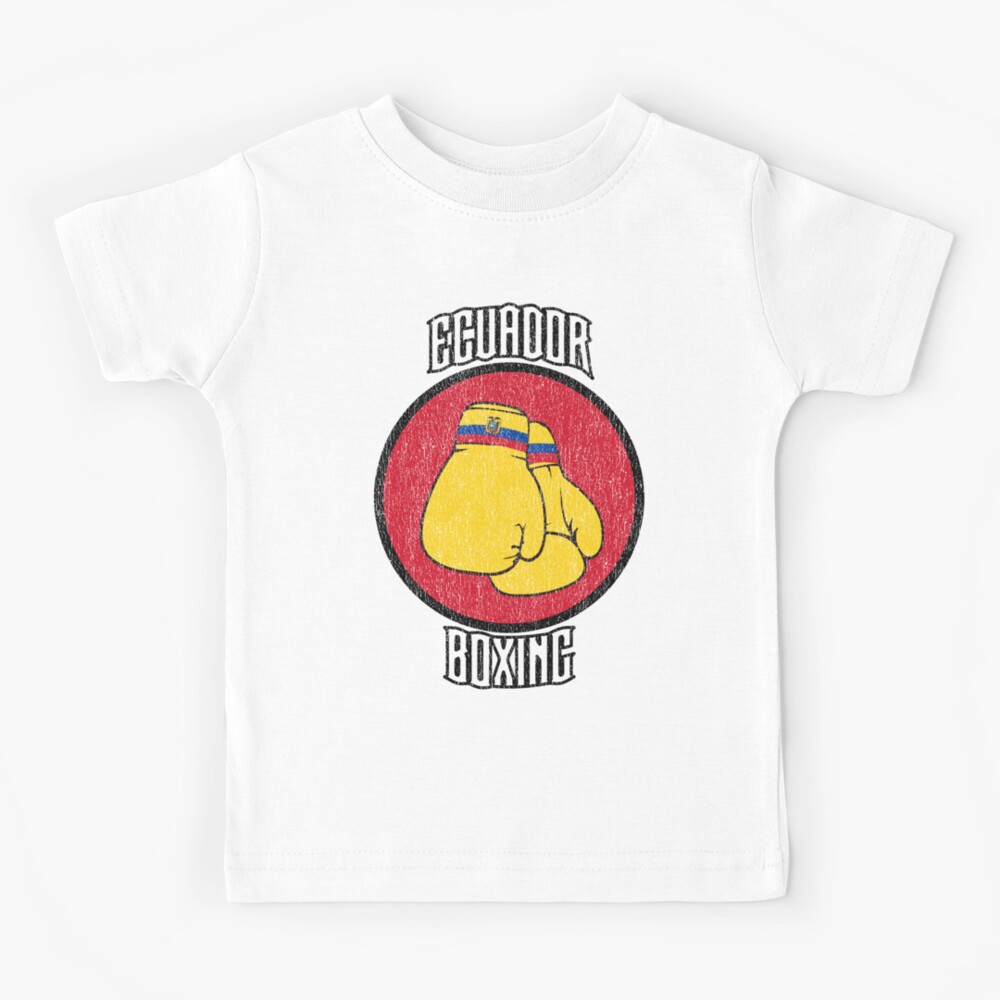 Boxeador Ecuador Regalo Boxeador Ecuador Hombre Niños Niños Camiseta