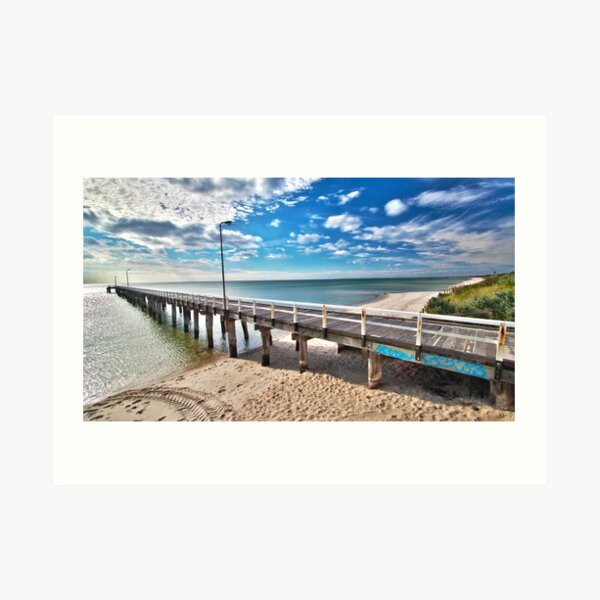 Seaford Pier Victoria, Mornington Peninsula, Australia, Seascape Art Print