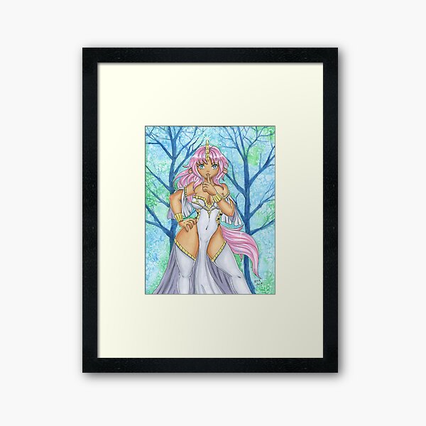Unicorn Secret Framed Art Print