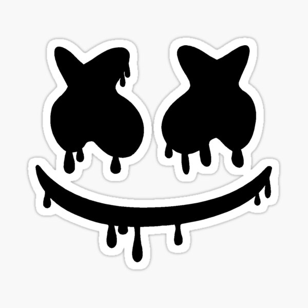 Marshmello drunked Sticker