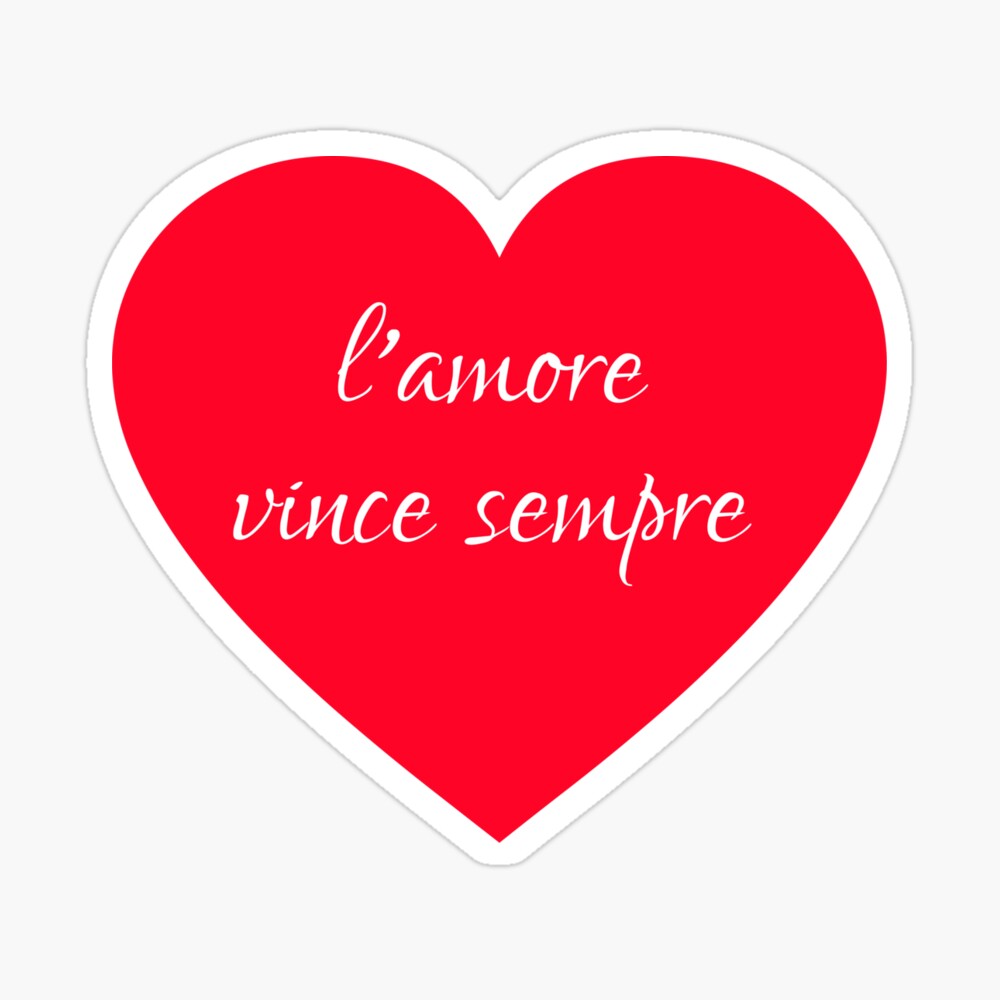 L'Amore Vince Sempre Love Conquers All Postcard for Sale by Greenbaby
