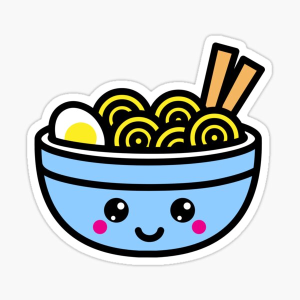 Cup Of Noodle Stickers Redbubble