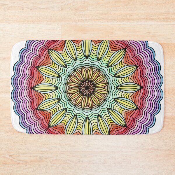 Item preview, Rainbow Mandala designed and sold by LittleUki.