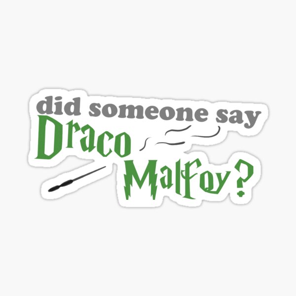 Draco Malfoy Stickers Redbubble - draco malfoy roblox decal