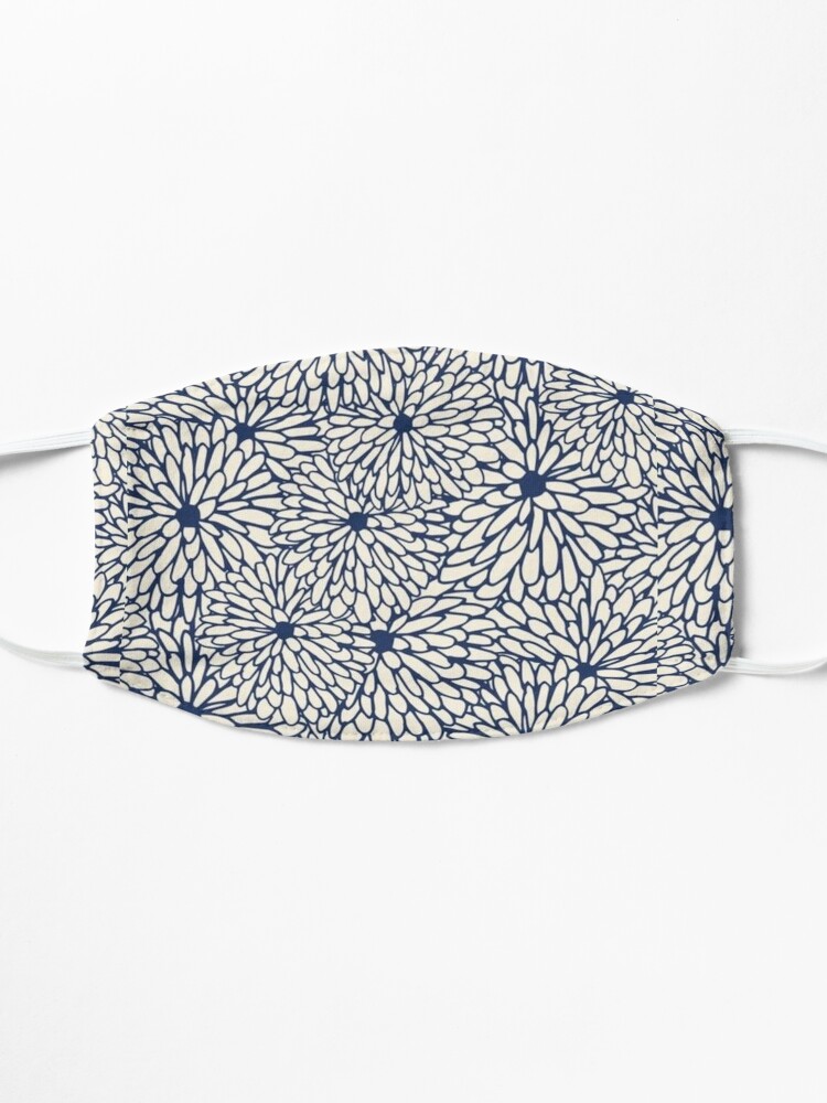 Alternate view of Blue flowers Mask