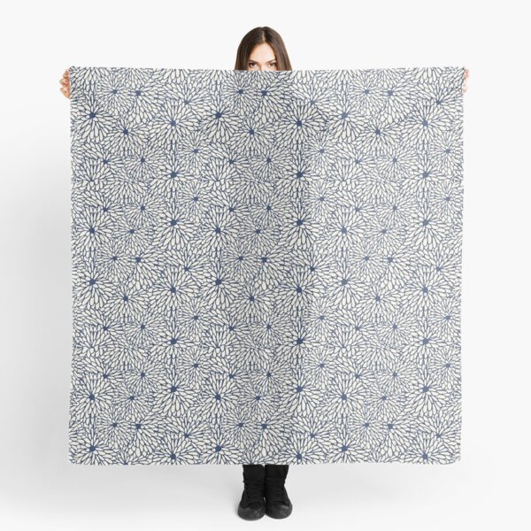 Blue flowers Scarf