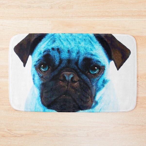 Item preview, Blue - Pug Pop Art By Sharon Cummings designed and sold by Sharon Cummings Art.