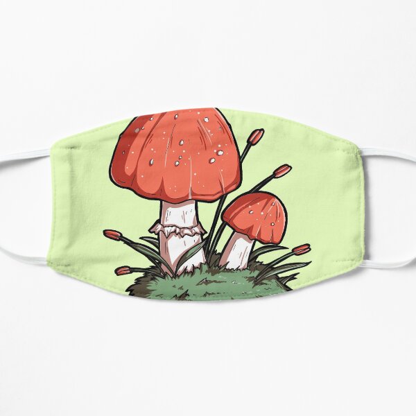 Mushrooms and Moss and a Rock Mask