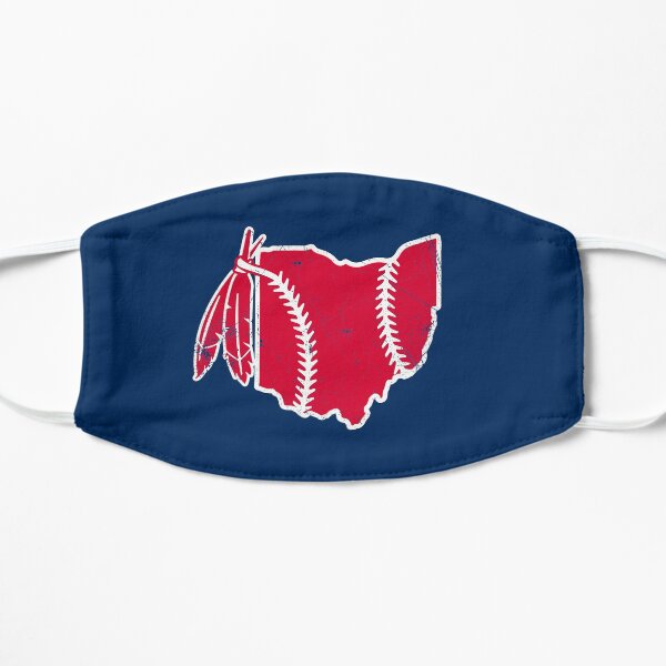 Cleveland Ohio Baseball - Navy 2 Flat Mask