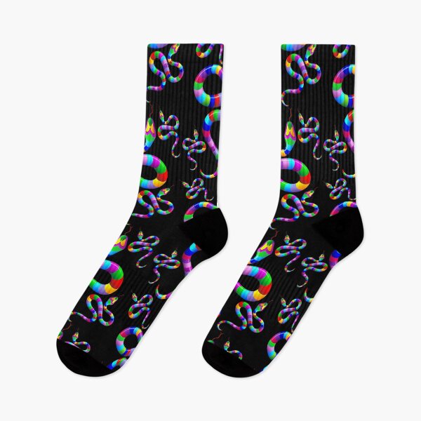 Item preview, Snake Psychedelic Rainbow Colors designed and sold by BluedarkArt.