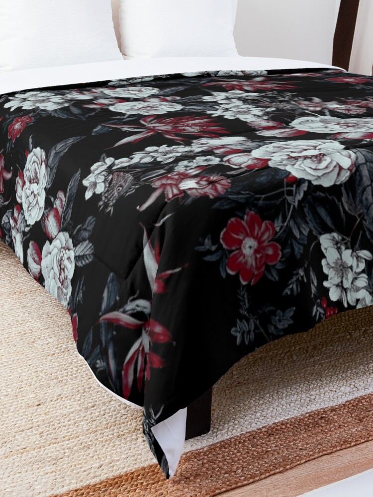Alternate view of Night Garden Blooms Comforter