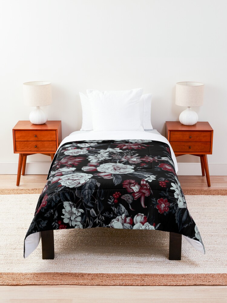 Alternate view of Night Garden Blooms Comforter