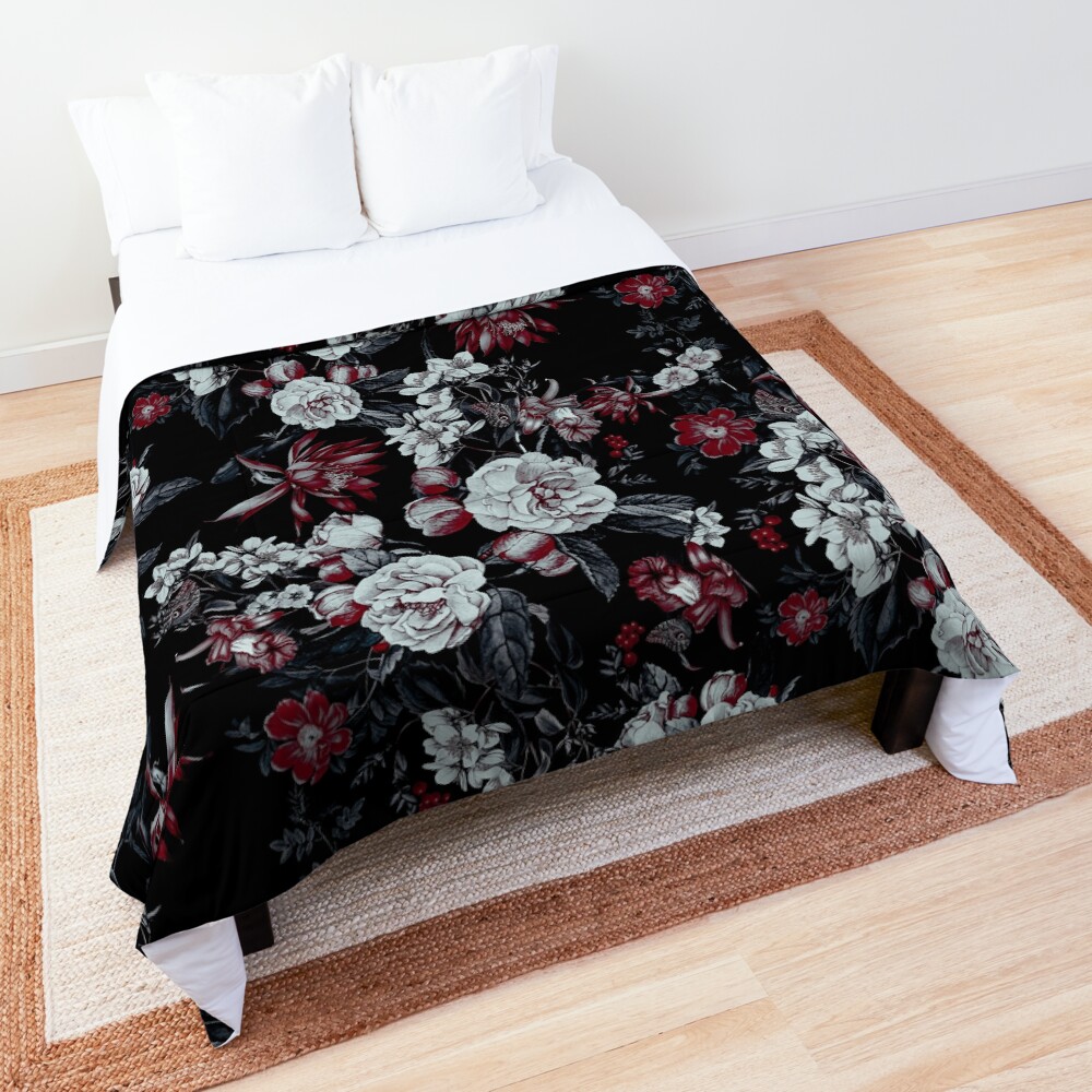 Night Garden Blooms Comforter