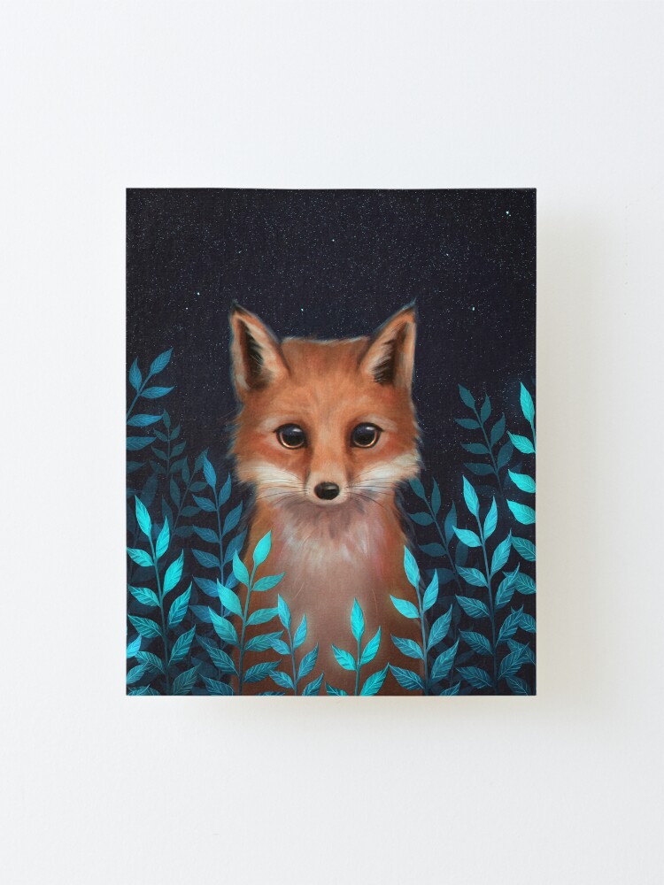 Alternate view of Fox Mounted Print