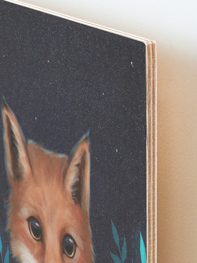 Alternate view of Fox Mounted Print