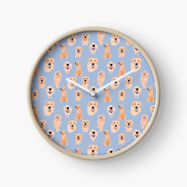 Item preview, Golden Retrievers on Blue designed and sold by ArtofACoonhound.
