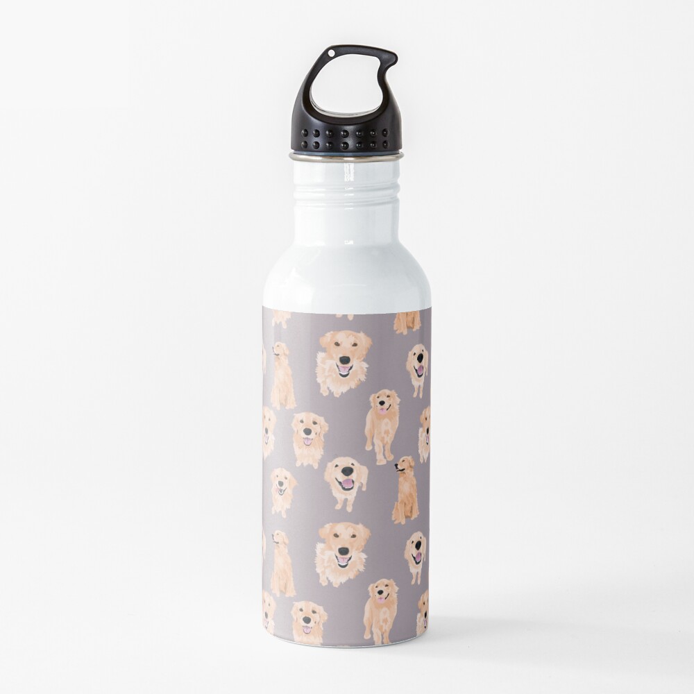 golden retriever water bottle