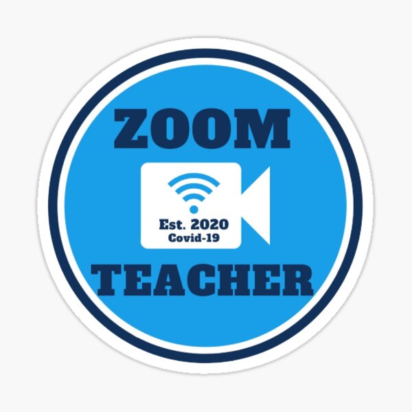 Zoom Teacher Sticker