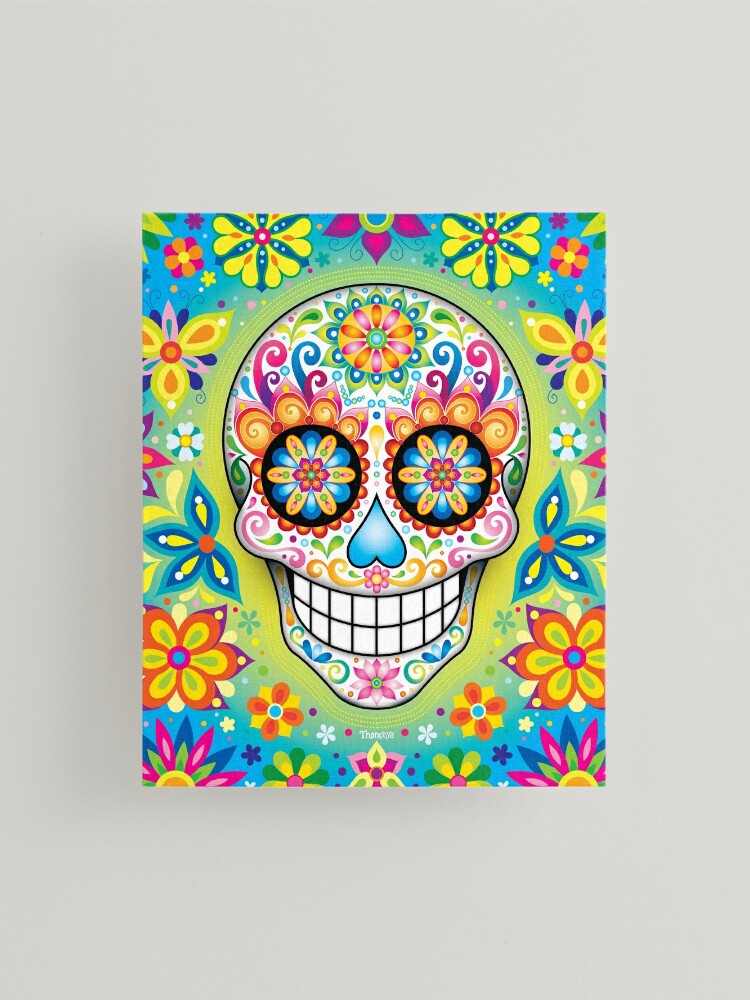 Sugar Skull Art: Colorful Day of the Dead Art by Thaneeya McArdle