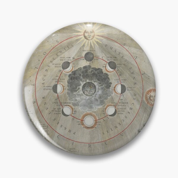 Item preview, Selenographic Phases of the Moon  - Celestial chart designed and sold by philozei.
