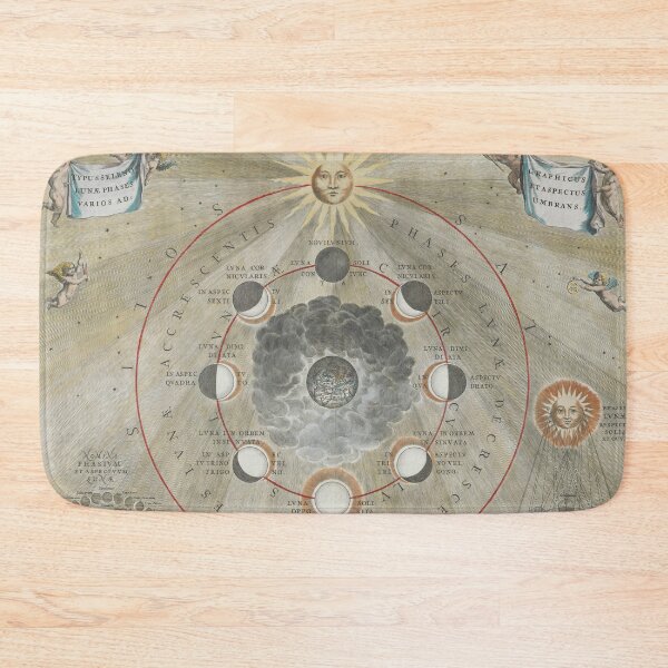 Item preview, Selenographic Phases of the Moon  - Celestial chart designed and sold by philozei.