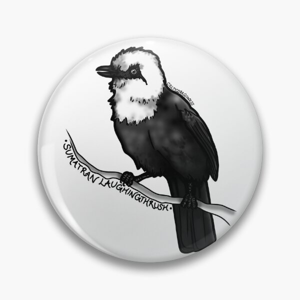 Item preview, Sumatran Laughingthrush SING FOR SONGBIRDS  designed and sold by CelticDragoness.