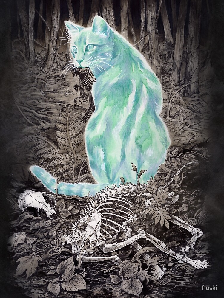 Ghost Cat Prowls Forever by fioski