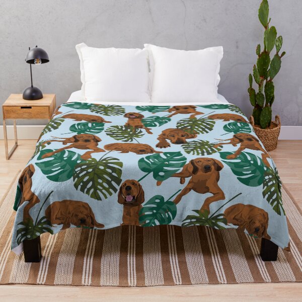 Item preview, Tropical Redbone Coonhound  designed and sold by ArtofACoonhound.