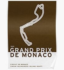 Legendary Races - 1929 Grand Prix de Monaco Poster
