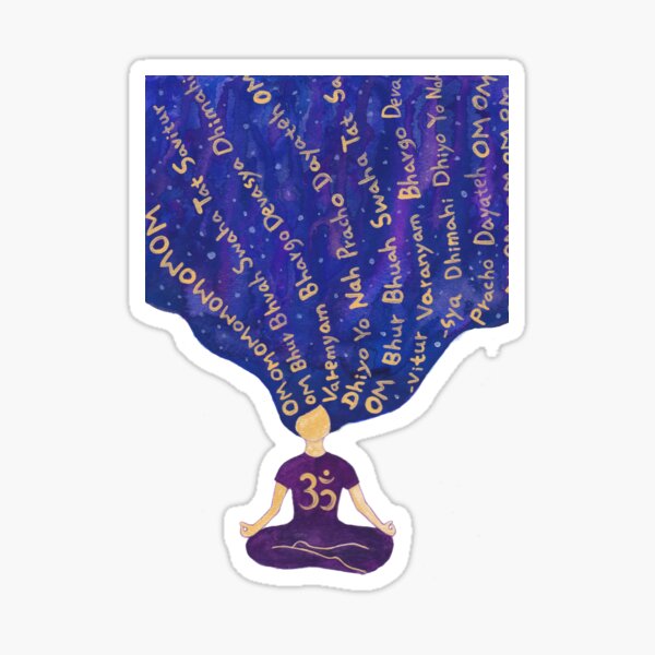 Gayatri Mantra Sticker