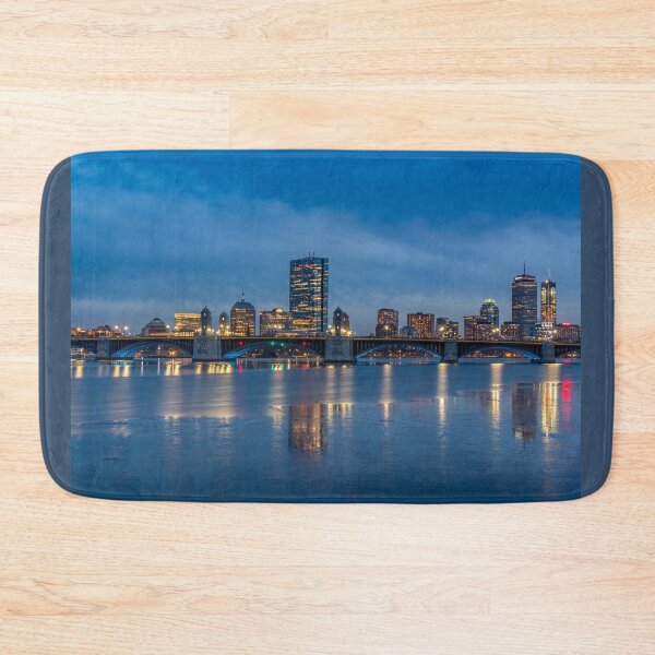 Item preview, Boston winter night, Longfellow bridge designed and sold by LudaNayvelt.