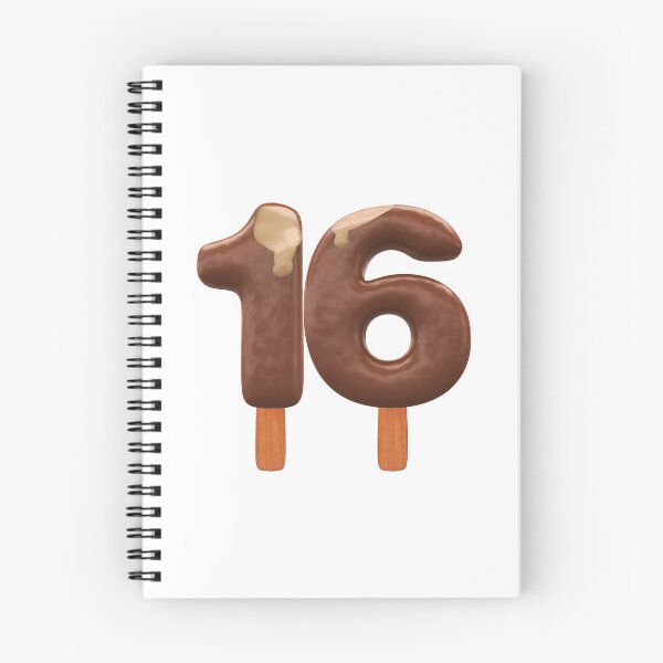 Item preview, 16 Ice Cream Sixteen Number 3d Chocolate designed and sold by HelloFromAja.
