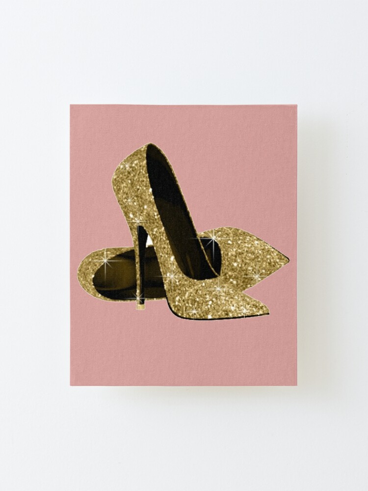 small glitter heels
