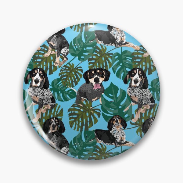 Item preview, Tropical Bluetick Coonhound designed and sold by ArtofACoonhound.