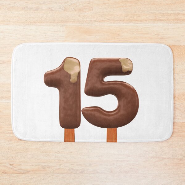 Item preview, 15 Ice Cream Fifteen Number 3d Chocolate designed and sold by HelloFromAja.