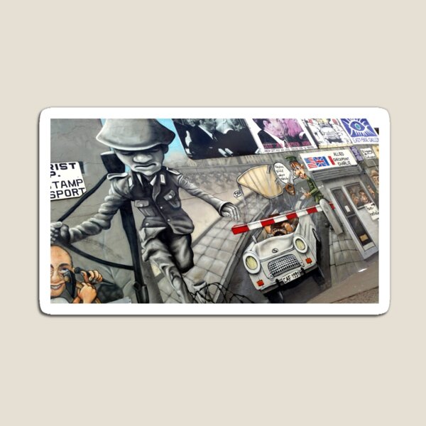 Checkpoint Charlie, Berlin Wall Magnet