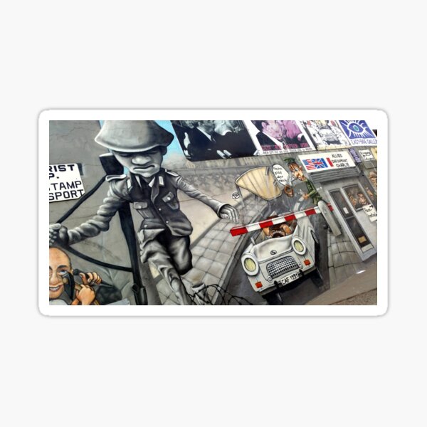 Checkpoint Charlie, Berlin Wall Sticker