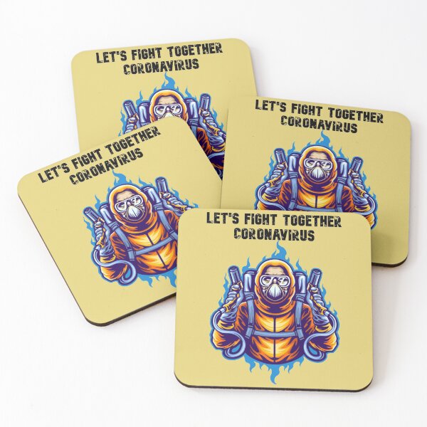 Item preview, Let's fight together coronavirus ;) designed and sold by chahdoud.