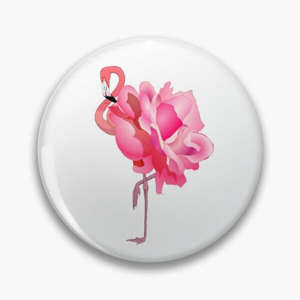 Item preview, Flamingo Rose Pink Flamingo and Flower designed and sold by Tammy Winand Arts.
