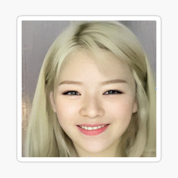Blonde Jeongyeon Sticker
