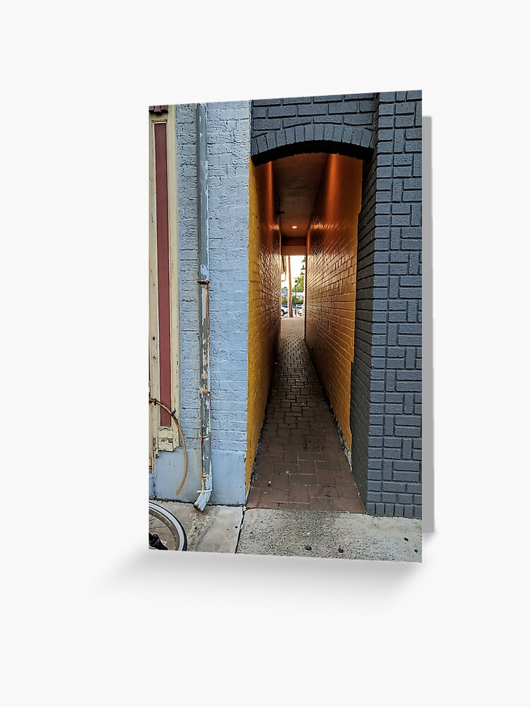 Alleyway Aesthetic Greeting Card By Oliviame17 Redbubble