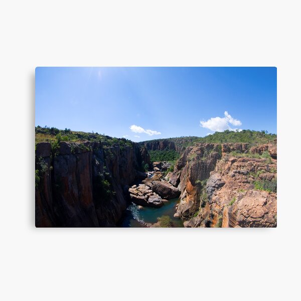 Bourke's Pot Holes Metal Print
