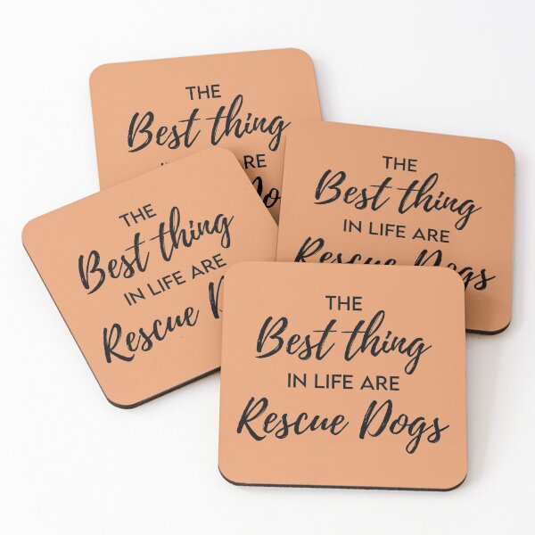 Item preview, The Best thing in Life are Rescue Dogs designed and sold by Inspire Creativity.