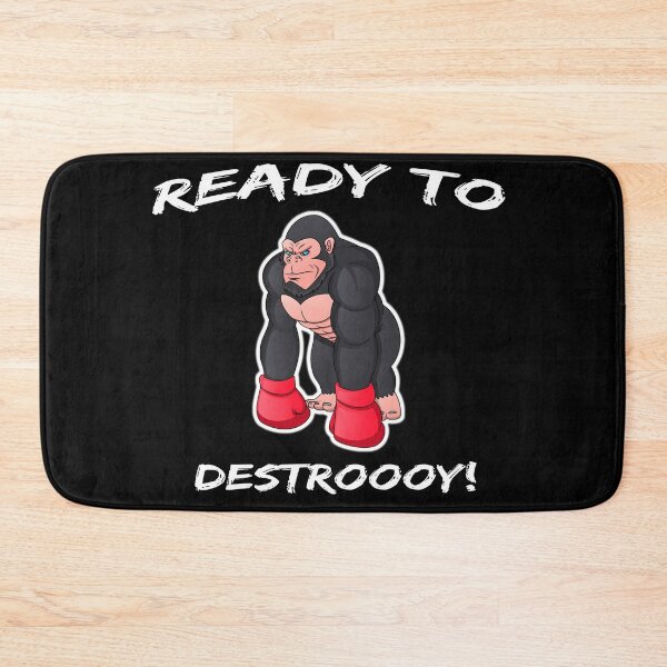 Item preview, Boxing Gorilla With Red Gloves Ready to Destroy  designed and sold by Rahim Bazz.