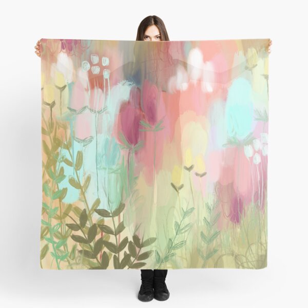 Peachy Meadow Scarf