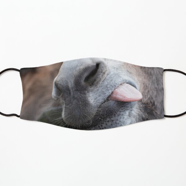 Fun Donkey muzzle coronavirus face mask poking out tongue Kids Mask