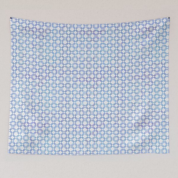 Item preview, Blue Graphic Squares designed and sold by PaintedbyCarol.